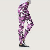Leggings Camo rose violet (Droite)