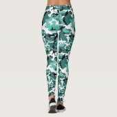 Leggings Camo turquoise (Dos)