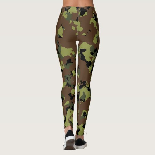 Leggings Camo vert (Dos)