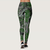 Leggings Camo vert (Dos)