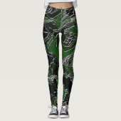 Leggings Camo vert (Devant)