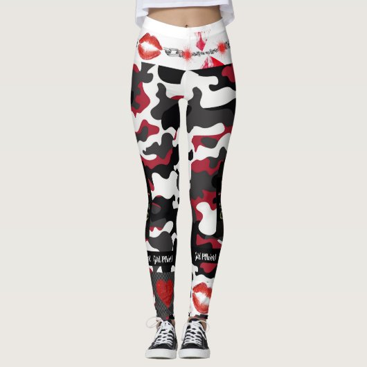 Leggings camouflage (Devant)