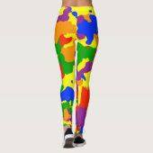 Leggings Camouflage Arc-en-ciel Camo (Dos)