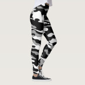 Leggings Camouflage blanc et noir (Droite)