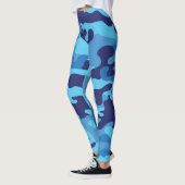 Leggings Camouflage bleu (Gauche)