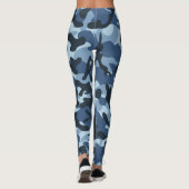 Leggings Camouflage bleu (Dos)