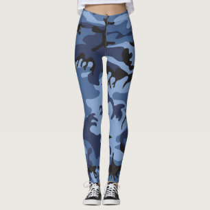 Leggings Camouflage bleu marine, Militaire, Armée
