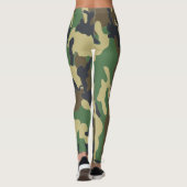 Leggings Camouflage Bois Camouflage (Dos)
