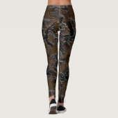 Leggings Camouflage Brown métallique (Dos)