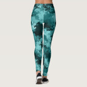 Leggings Camouflage Camo turquoise (Dos)