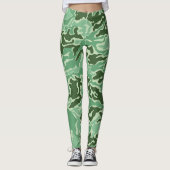 Leggings Camouflage Camo Vert Jaune (Devant)