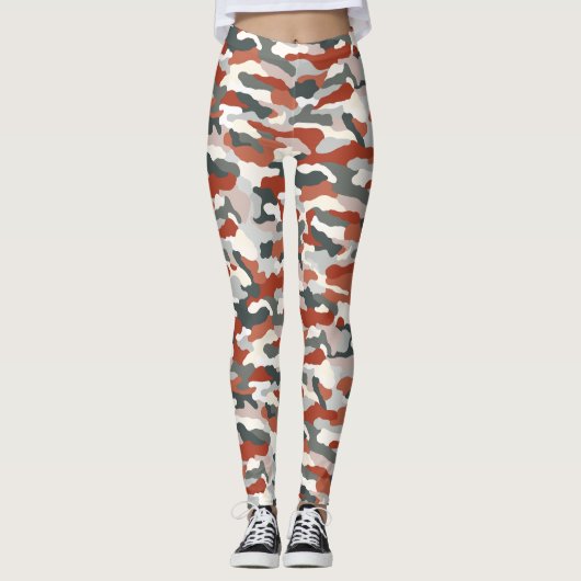Leggings Camouflage d'automne (Devant)
