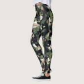 Leggings Camouflage de chats verts (Gauche)