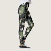 Leggings Camouflage de chats verts (Droite)