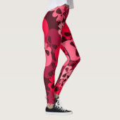Leggings Camouflage de crâne rose de l'armée Motif Allover  (Droite)