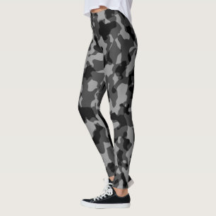 Leggings Camouflage de l'armée de taille élevée Camo Green