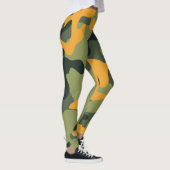 Leggings Camouflage de l'armée verte et orange (Droite)