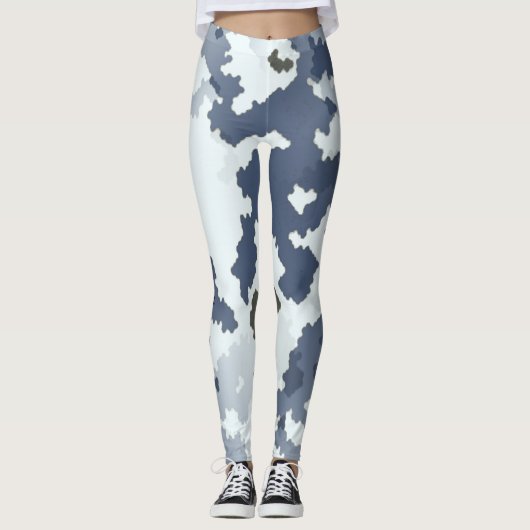 Leggings Camouflage d'hiver (Devant)