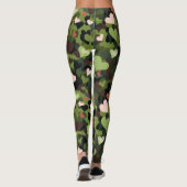 Leggings Camouflage du coeur vert (Dos)