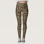 Leggings Camouflage en bois profond (Devant)