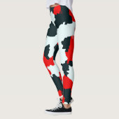 Leggings Camouflage en mosaïque Abstraite géométrique irrég (Gauche)