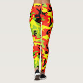 Leggings Camouflage éthiopien de Rastafari - guêtres (Dos)