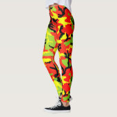 Leggings Camouflage éthiopien de Rastafari - guêtres (Gauche)