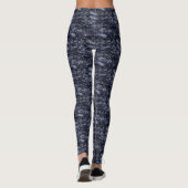 Leggings Camouflage féminin bleu foncé (Dos)