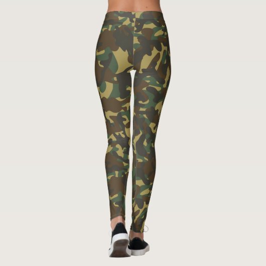 Leggings Camouflage forestier (Dos)