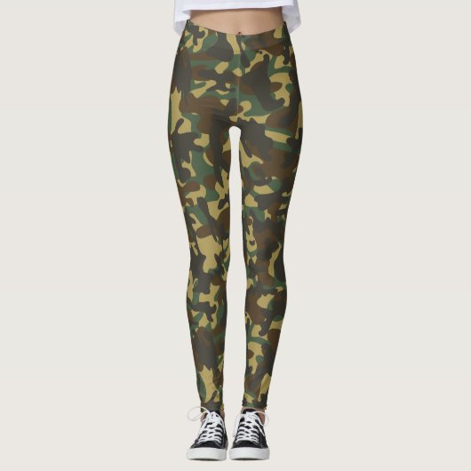 Leggings Camouflage forestier (Devant)