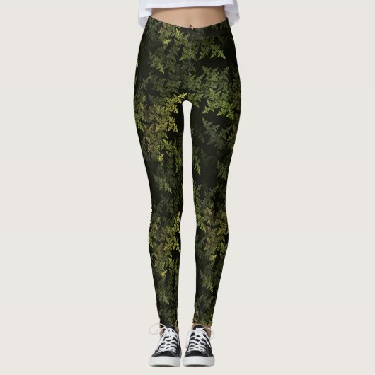 Leggings Camouflage fractal (Devant)