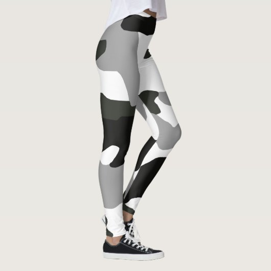 Leggings Camouflage gris urbain no 15 imprimé (Droite)