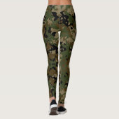 Leggings Camouflage Jah Armée (Dos)
