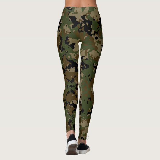 Leggings Camouflage Jah Armée (Dos)