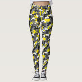 Leggings camouflage jaune (Devant)