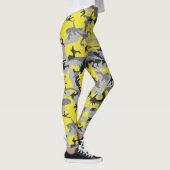Leggings Camouflage jaune et gris, Militaire, Armée (Droite)