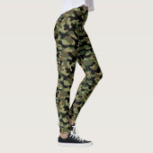 Leggings Camouflage Kaki de Bois (Droite)