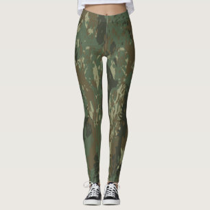 Leggings camouflage militaire