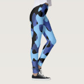 Leggings Camouflage militaire bleu (Droite)