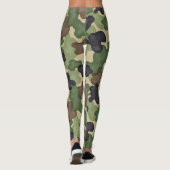 Leggings Camouflage militaire classique Style Motif sans fa (Dos)