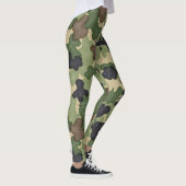 Leggings Camouflage militaire classique Style Motif sans fa (Droite)