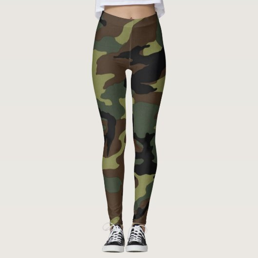 Leggings Camouflage militaire cool (Devant)