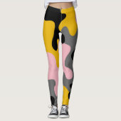 Leggings camouflage motif militaire (Devant)