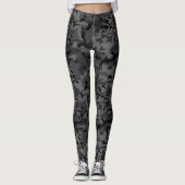 Leggings Camouflage noir (Devant)