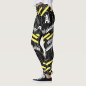 Leggings Camouflage noir AI sport 1, (Gauche)