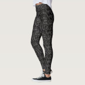 Leggings Camouflage noir de minuit. Camo ton (Gauche)