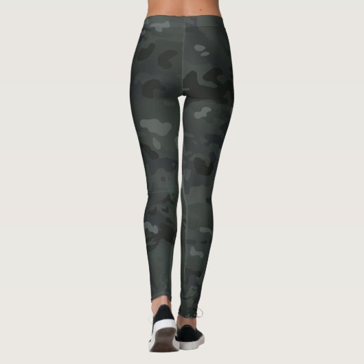 Leggings Camouflage noir I (Dos)