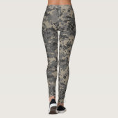Leggings Camouflage numérique armée pixel photo imprimé (Dos)