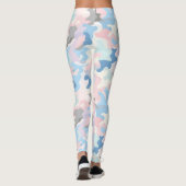 Leggings Camouflage pastel clair (Dos)