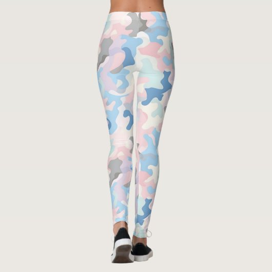 Leggings Camouflage pastel clair (Dos)